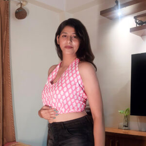 The Pink Halter Neck Top